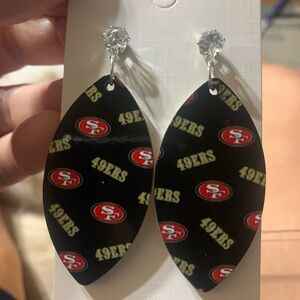 49ers earring set. San Francisco baby